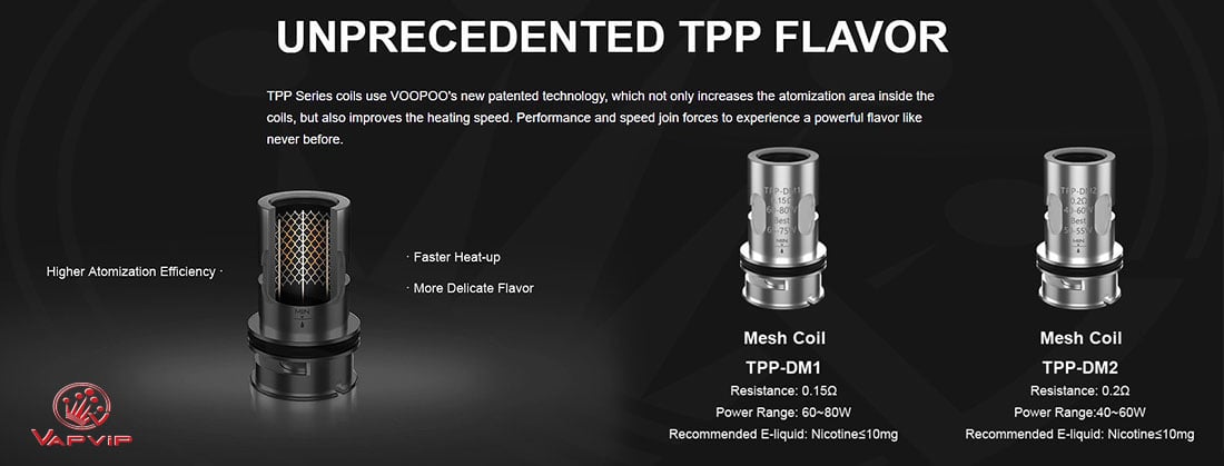 TPP Voopoo Pod Tank Atomizador
